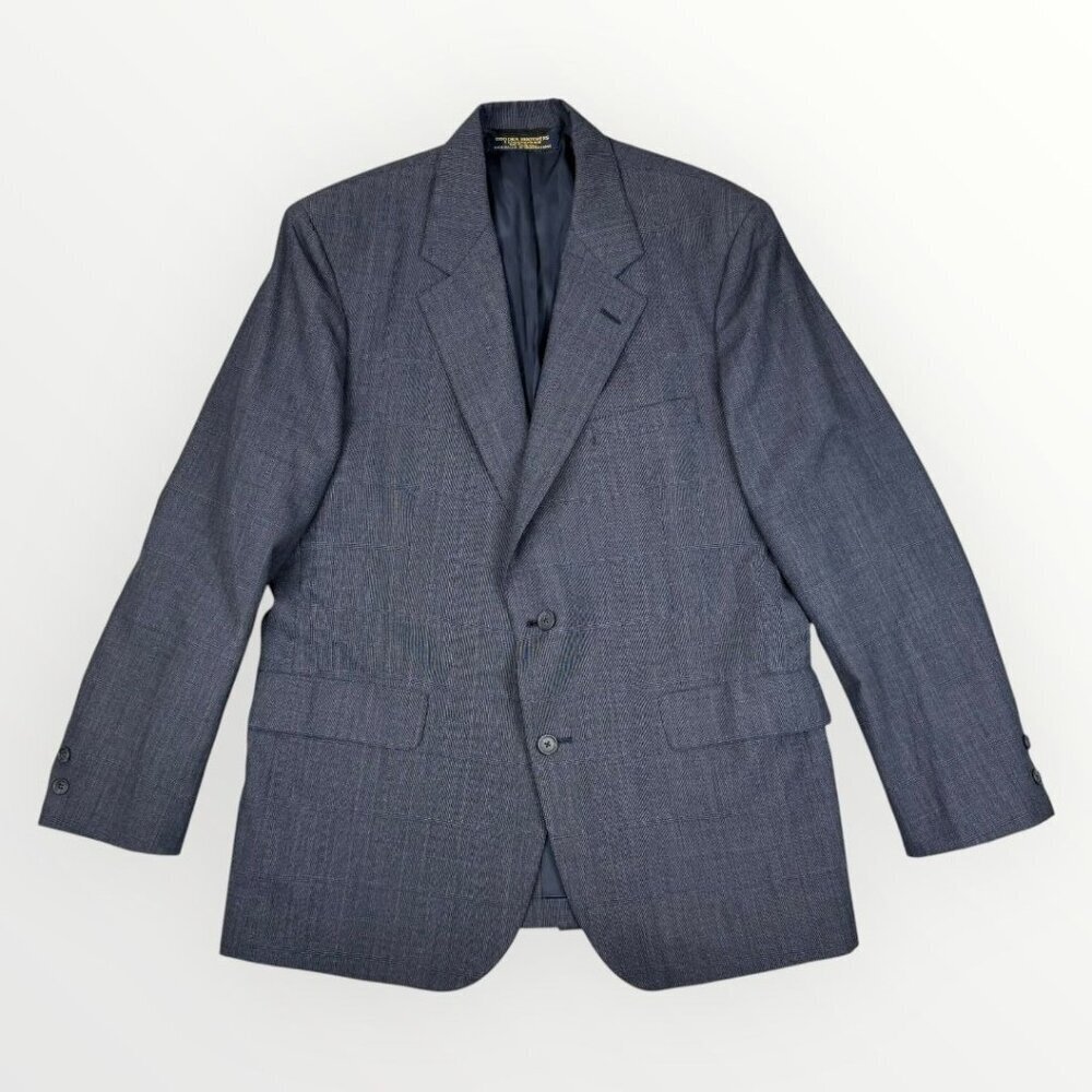 Vintage Brooks Brothers 100% Wool Mens 44 Blazer 2-Button Suit Jacket USA